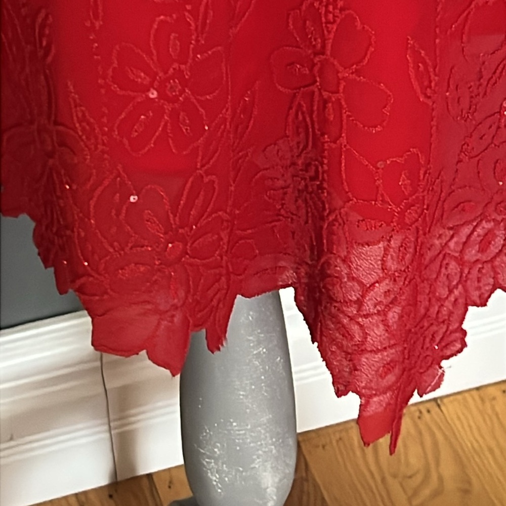 Vintage Parco USA Red Sequin Dress - Picture 6 of 16
